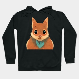 Cute Cartoon Squirrel Hoodie